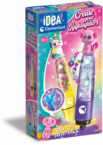 Clementoni highlighter toy Trendy Animals - creative set for kids