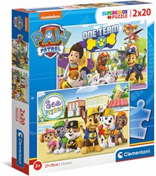 Clementoni puzzle Paw Patrol 2x20 pieces educational cardboard toy