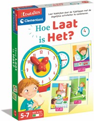 Clementoni educational game learn to tell time - digital and analogue - puzzle set