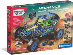 Clementoni building set Mechanics Offroad - STEM toy car construction kit