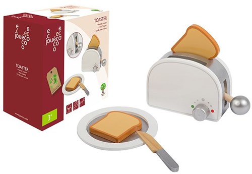 Jouéco wooden toaster - sustainable toy for children