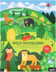 Petit Collage sticker set toy - Wild Woodland forest animal stickers