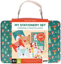 Petit Collage stationery set - creative animal stationery set for kids