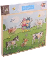 Johntoy Fien and Teun wooden puzzle educational toy motor skills-3