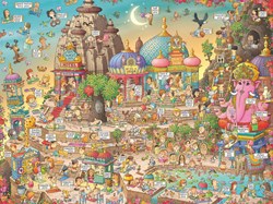 Heye jigsaw puzzle Yogaland 1500 pieces colorful puzzle fun