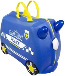 Trunki Kids Suitcase Ride On - Police Car Percy with Stickers