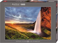 Heye jigsaw puzzle Seljalandsfoss waterfall 1000 pieces nature-2
