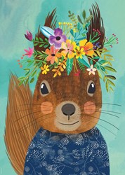 Heye jigsaw puzzle Sweet Squirrel 1000 pieces animal puzzle flowers
