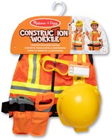 Spin Master construction worker costume set with helmet and tools for kids