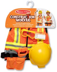 Spin Master construction worker costume set with helmet and tools for kids