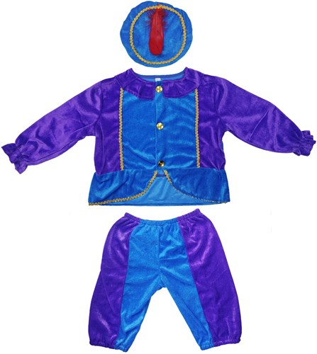 Pietenpak costume purple blue 110-116 cm kids dress-up Sinterklaas-2