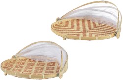 Decoris bamboo food cover fly dome Ø35x22cm FSC sustainable