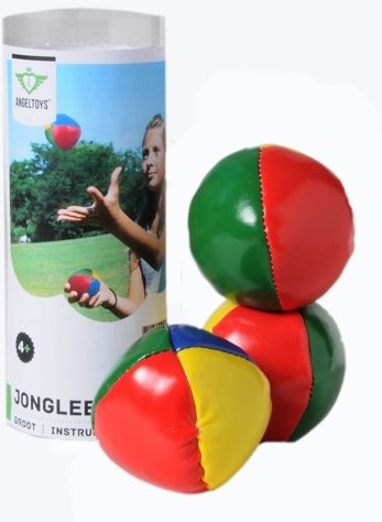 Longfield Games Juggling Balls large 2.5 inch colorful toy