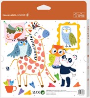 Haku Yoka owl wax crayons - 12 pieces colorful creative toy-2