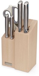 Joseph Joseph knife block kitchen knives and scissors set 5-piece silver