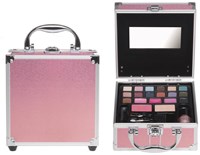 Cosmetics case make-up toy pink aluminium mini