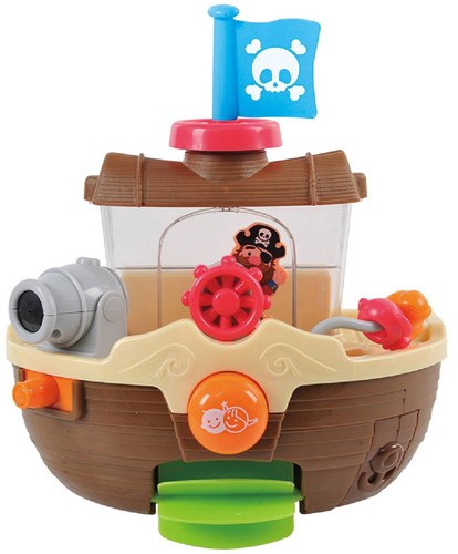 Play bath toy pirate ship for the bath - interactive water toy-2