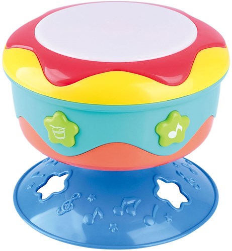 Play musical spinning drum toy - sensory and educational-2
