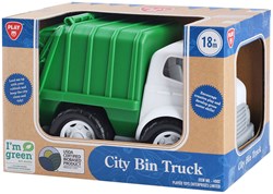 Play biobased garbage truck green sustainable toy vehicle