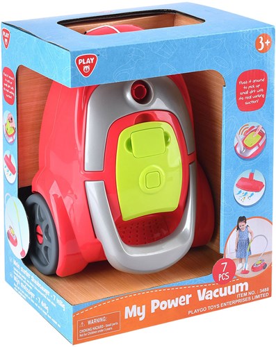 Play toy vacuum cleaner - interactive kids' toy with accessories