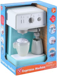 Play Espressomachine Wit Blauw, 3dlg.