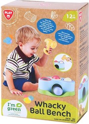 Play hammer bench educational toy biobased with balls 5-piece