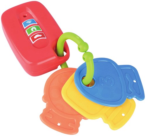 Play car keys teether with music - baby toy for infants-2