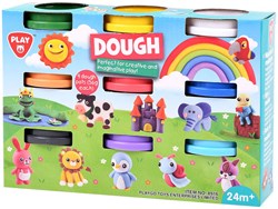 Play clay set - 9 colors - creative toy - 9x56 grams