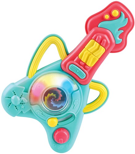 Play toy guitar with lights and sounds for kids - interactive musical toy-2