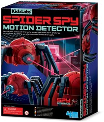 4M Spy Science Toy Spider Spy Motion Detector LED Alarm