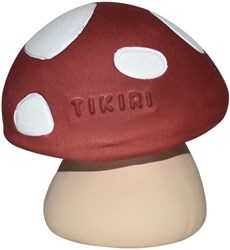 Tikiri baby teether mushroom natural rubber - eco-friendly and safe