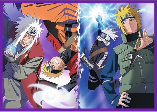 Trefl puzzle Naruto Shippuden 4x250 pieces - The Adventures of Naruto Uzumaki-2