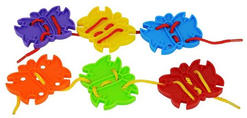 Albatros Hengelsport toy Lacing and Connecting Butterflies 60-piece set-3