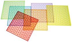 Albatros Hengelsport transparent geometric play board set 6 pieces