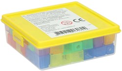 Albatros Hengelsport transparent colored counting blocks - 90 pcs educational toy