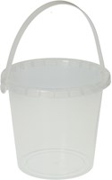 Albatros Hengelsport bucket transparent - 2 liter plastic toy