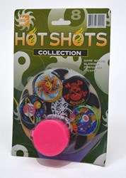 HOT Sports + Toys caps Hot Shot Collection playset on card