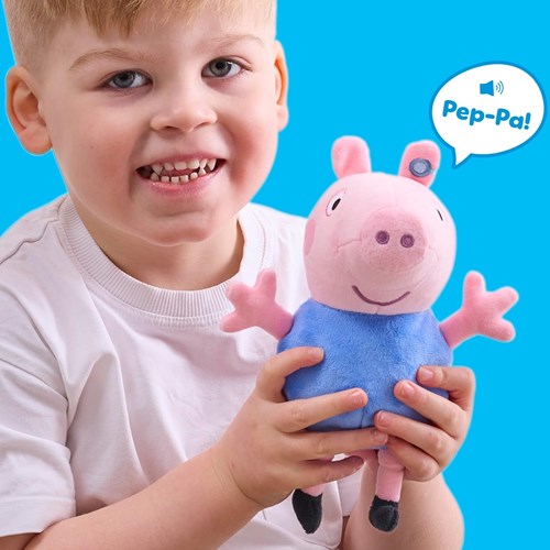 Chillfactor Peppa Pig plush George talking soft toy for kids-2