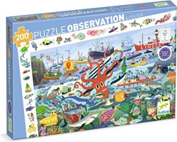 Djeco puzzle - observation puzzle Les secrets de la mer 200 pieces FSC