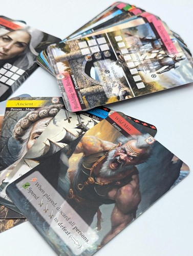 Asmodee board game Kingdom Legacy Adventures expansion cards-3