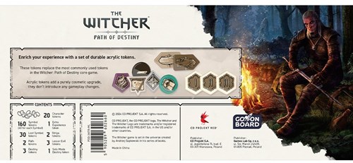 Asmodee board game The Witcher Path of Destiny Acrylic Tokens expansion-2