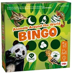 Haba game - educational bingo game Animals around the world for kids