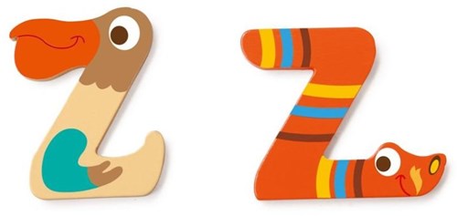 SCRATCH Wooden Letter - Z