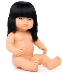 Miniland doll Asian girl 38cm toy doll