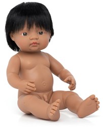 Miniland doll boy 38cm educational toy realistic vinyl