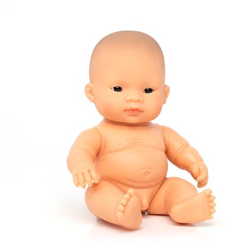 Miniland Baby Doll Asian Boy 21cm - Educational Toy Doll