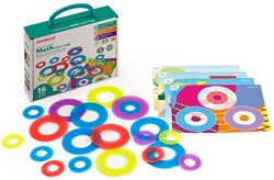Miniland educational toy Lightpad - Math Color Rings - colorful rings