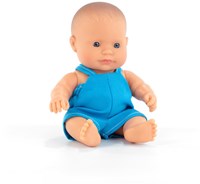 Miniland baby doll European boy 21cm multicolor educational toy
