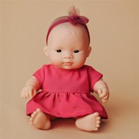 Miniland baby doll Asian girl 21cm - educational toy doll-3