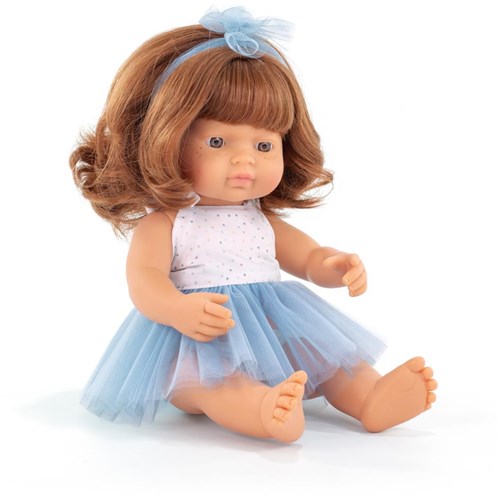 Miniland Doll European Girl 38cm - Realistic Play Doll for Kids